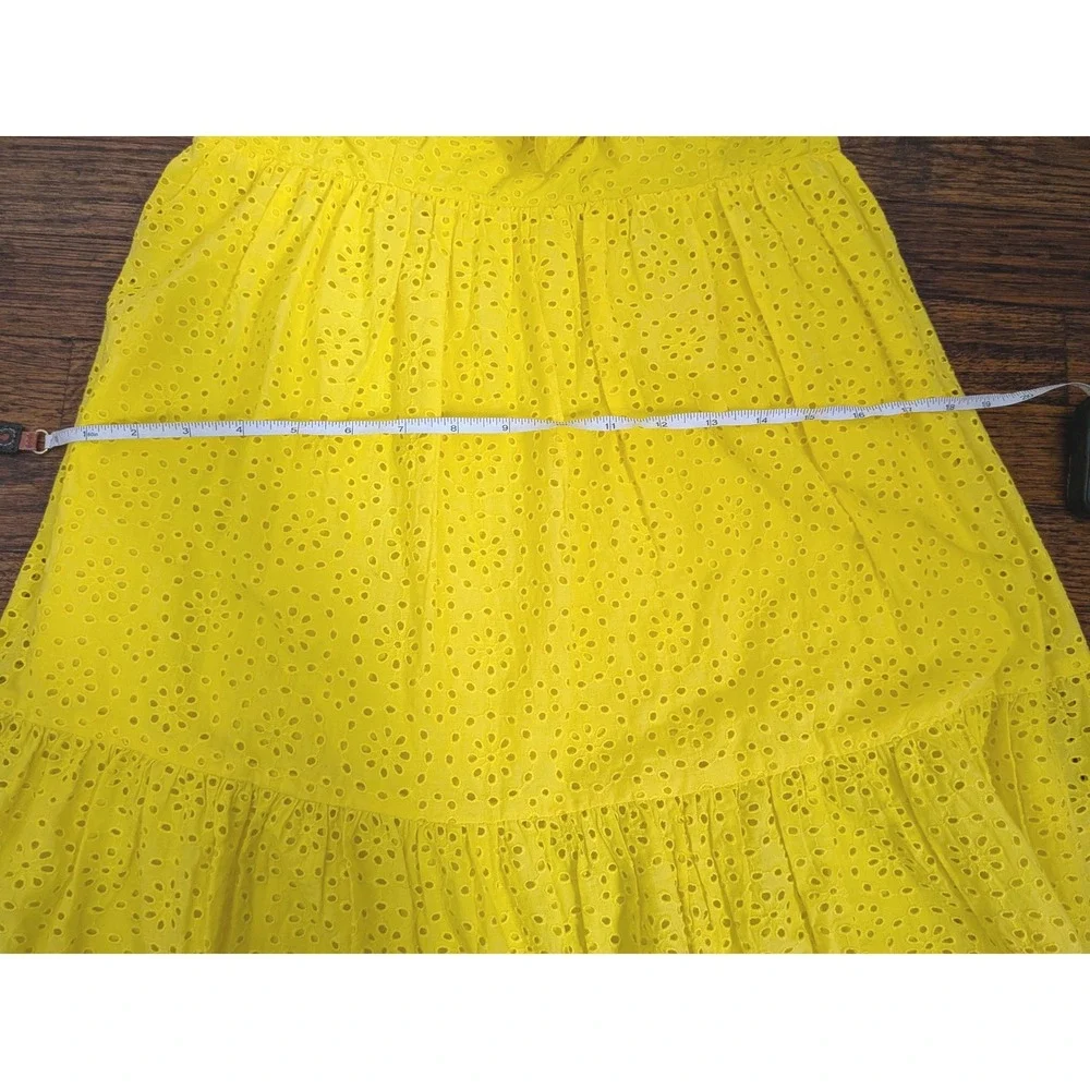 Lilly Pulitzer Asteria Dress Resort Yellow Daisy Dreams Eyelet Size 0 NWT $238 - Picture 10 of 12